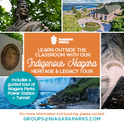 Advertisement for Niagara Parks.